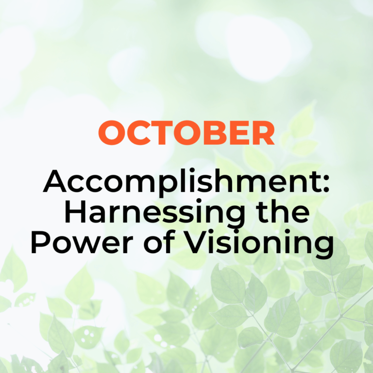 Midland Area Wellbeing Coalition - October Topic - Accomplishment: harnessing the power of visioning