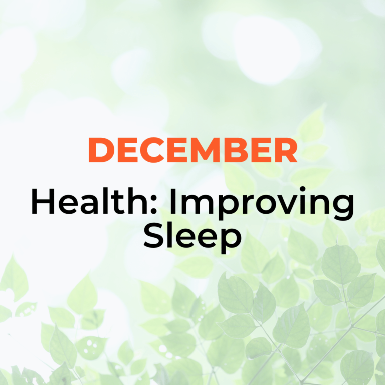 Midland Area Wellbeing Coalition - December Topic - Health: improving sleep