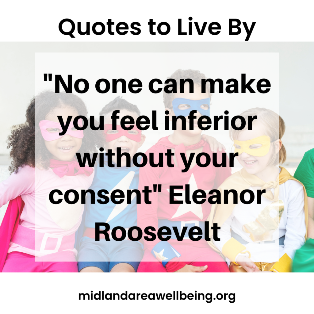 Amy Jaster shares a Quote to Live By from the Midland Area Wellbeing Coalition.